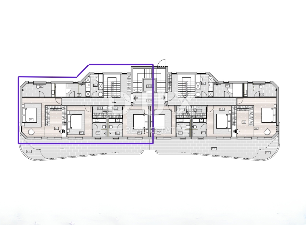 OPATIJA, CENTER - luksuzno dvonadstropno penthouse stanovanje s strešnim bazenom in nepozabnim pogledom na morje
