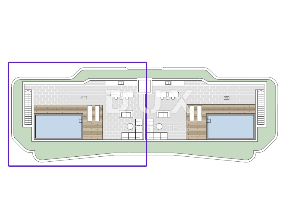 OPATIJA, CENTER - luksuzno dvonadstropno penthouse stanovanje s strešnim bazenom in nepozabnim pogledom na morje