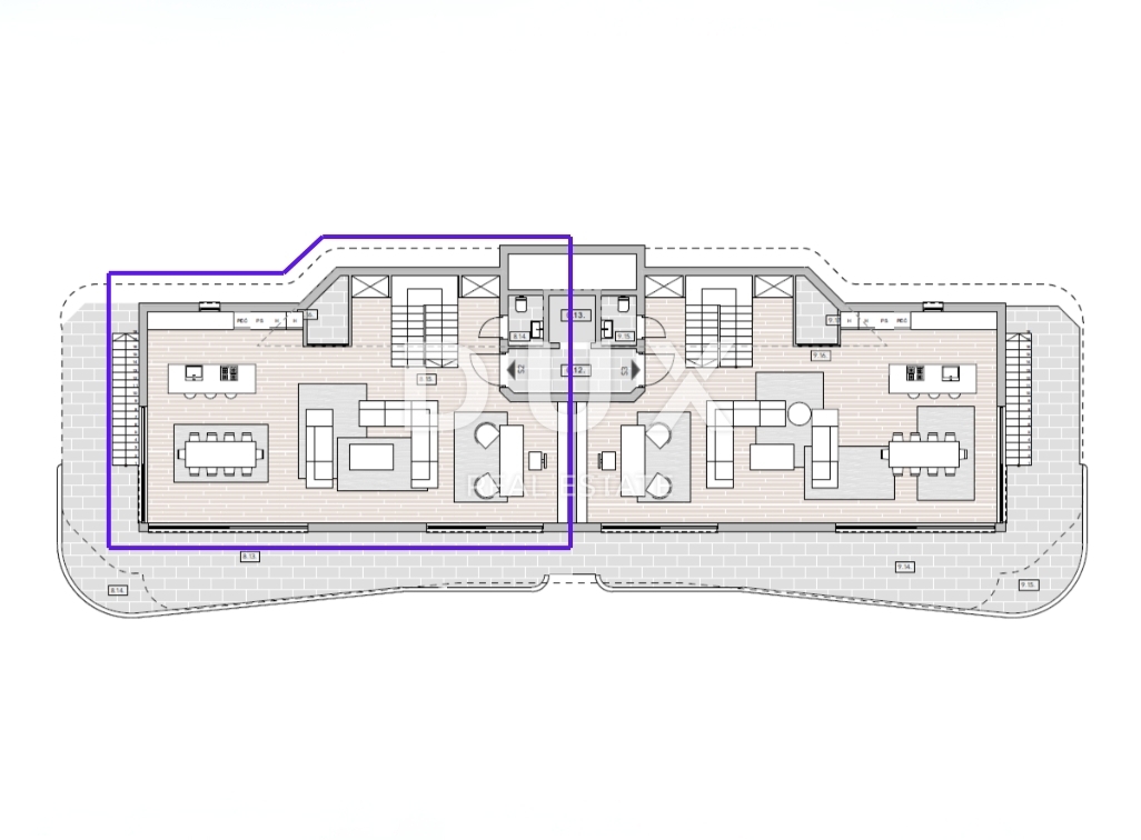 OPATIJA, CENTER - luksuzno dvonadstropno penthouse stanovanje s strešnim bazenom in nepozabnim pogledom na morje