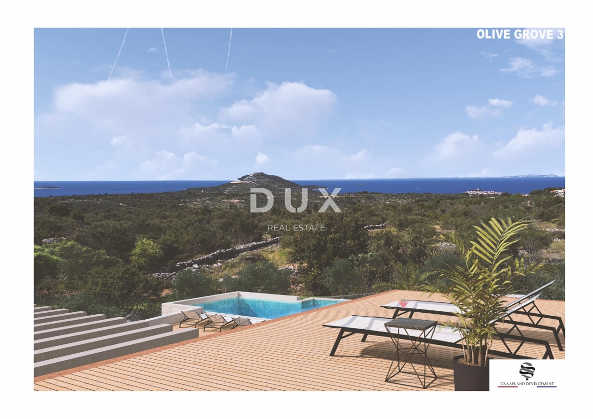 PRIMOŠTEN - Prostoren kompleks gradbenih in kmetijskih zemljišč s pogledom na morje!