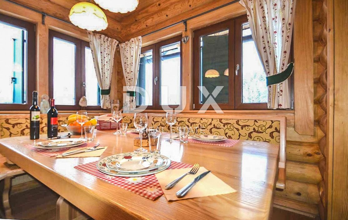GORSKI KOTAR, RAVNA GORA - Čudovita počitniška hiša, na samem s 5.474 m2 ograjenega zemljišča