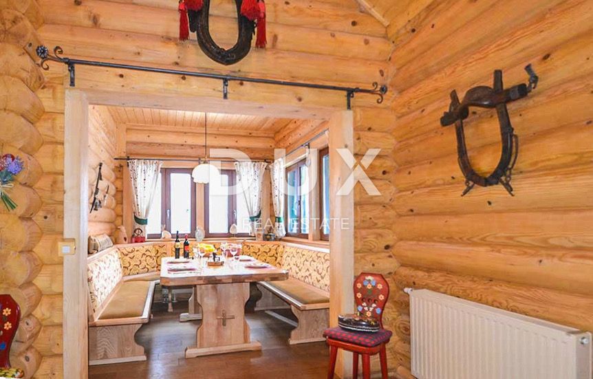 GORSKI KOTAR, RAVNA GORA - Čudovita počitniška hiša, na samem s 5.474 m2 ograjenega zemljišča