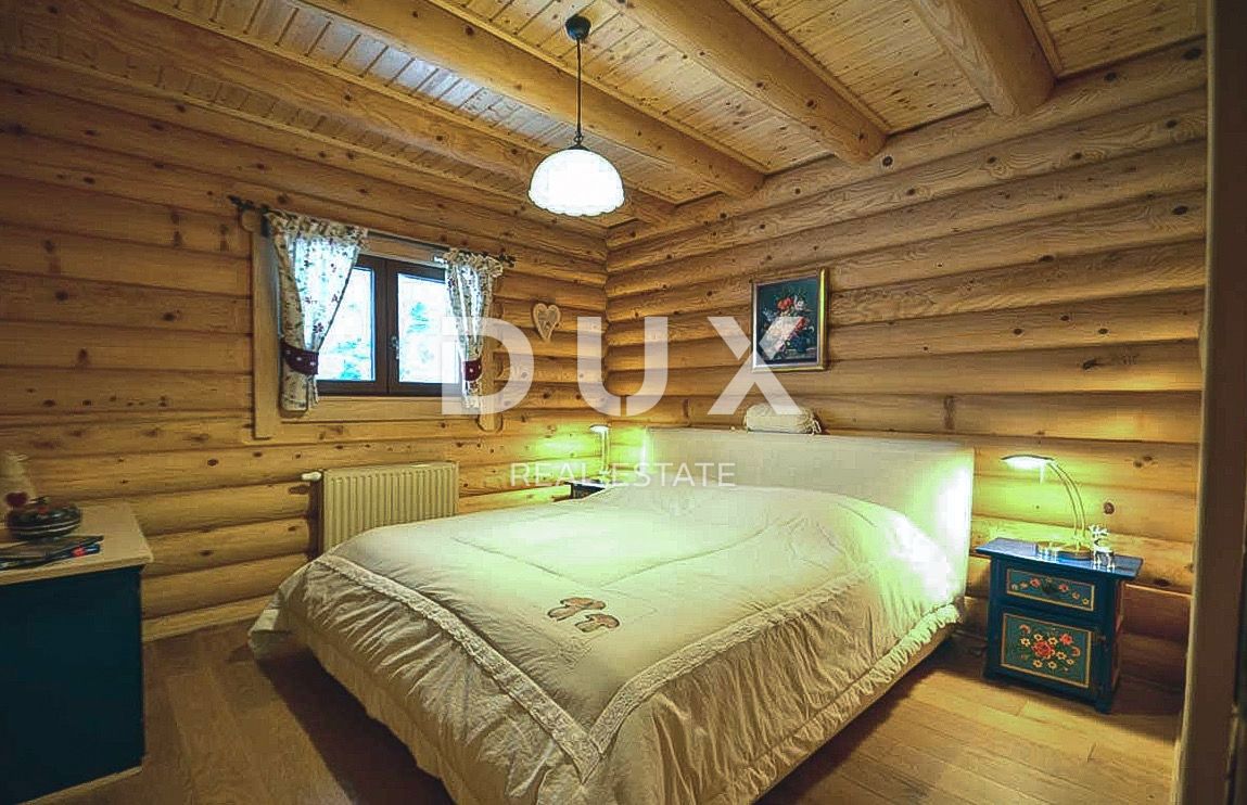 GORSKI KOTAR, RAVNA GORA - Čudovita počitniška hiša, na samem s 5.474 m2 ograjenega zemljišča