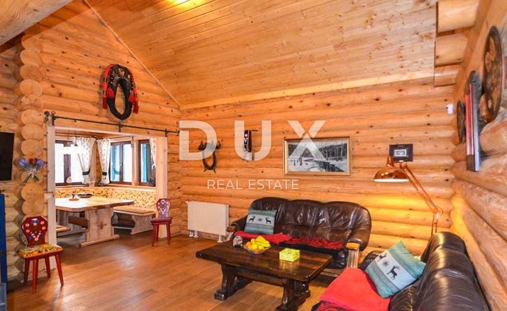 GORSKI KOTAR, RAVNA GORA - Čudovita počitniška hiša, na samem s 5.474 m2 ograjenega zemljišča