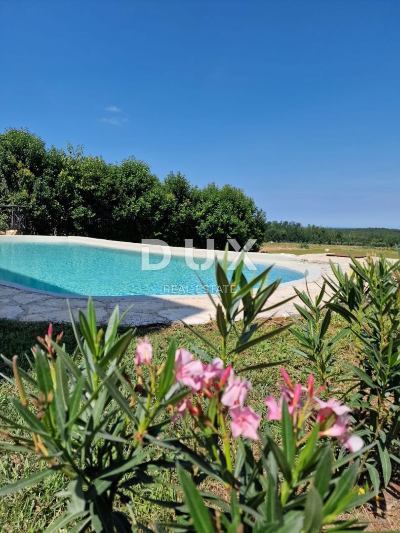 ISTRA, POREČ - Lepa kamnita hiša s pogledom na morje