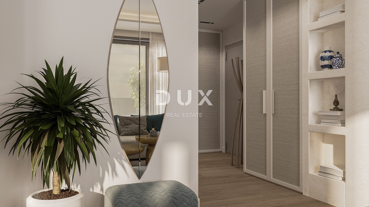 RIJEKA, KANTRIDA - 94m2 veliko stanovanje v luksuzni novogradnji le 250 metrov od morja z garažo in panoramskim pogledom na morje