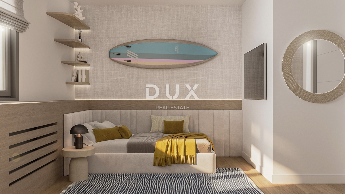 RIJEKA, KANTRIDA - 94m2 veliko stanovanje v luksuzni novogradnji le 250 metrov od morja z garažo in panoramskim pogledom na morje