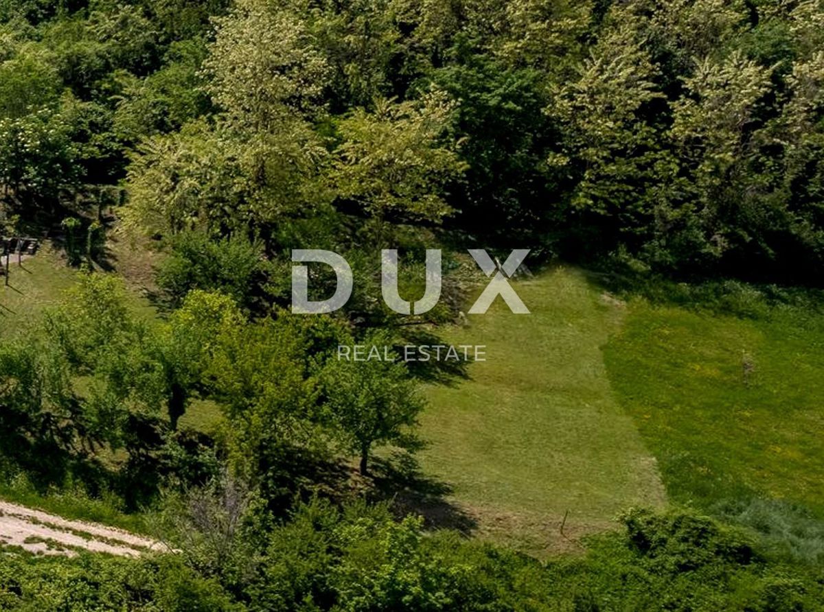 ISTRA, MOTOVUN - Zemljišče z impresivnim razgledom