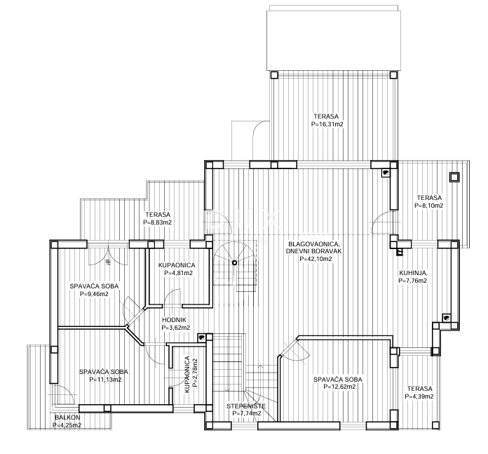 OTOK MURTER, MURTER - PRILOŽNOST! Ekskluzivni penthouse s štirimi spalnicami