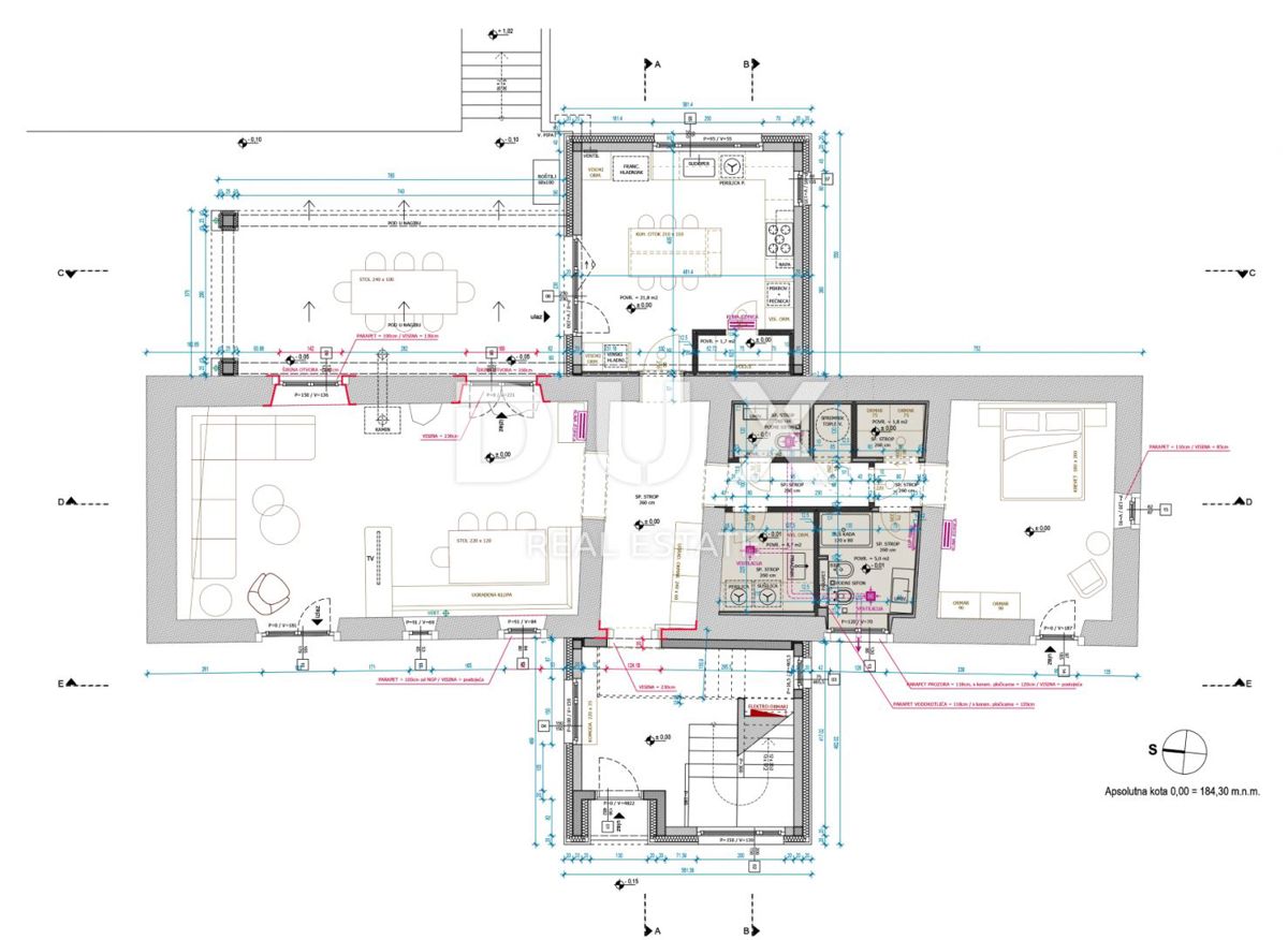 ISTRA, POREČ - Kamnita vila na robu vasi