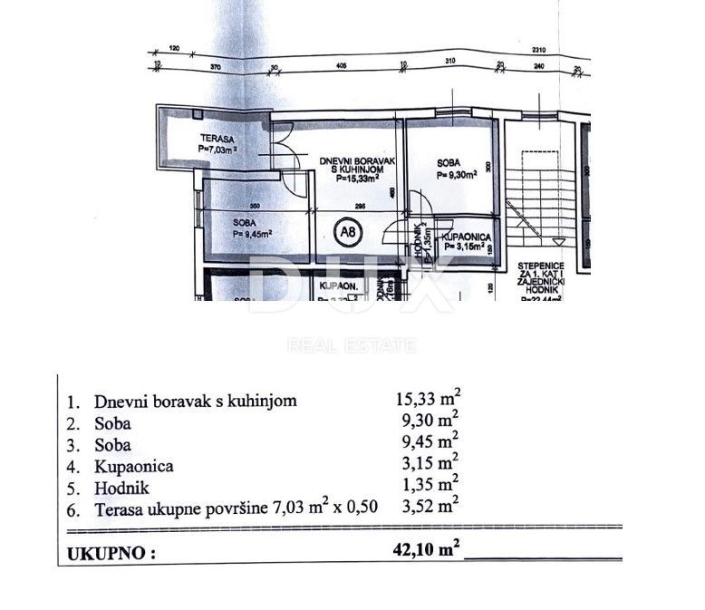 ZADAR, POSEDARJE - Prenovljeno stanovanje s pogledom na morje