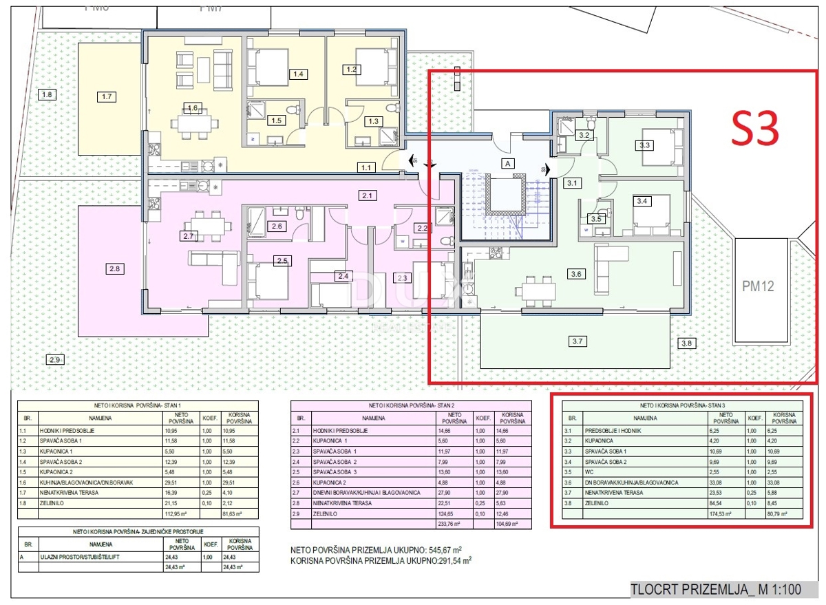 ŠIBENIK, SRIMA - Ekskluzivno stanovanje v pritličju, 70 m od morja in plaže - redkost na trgu