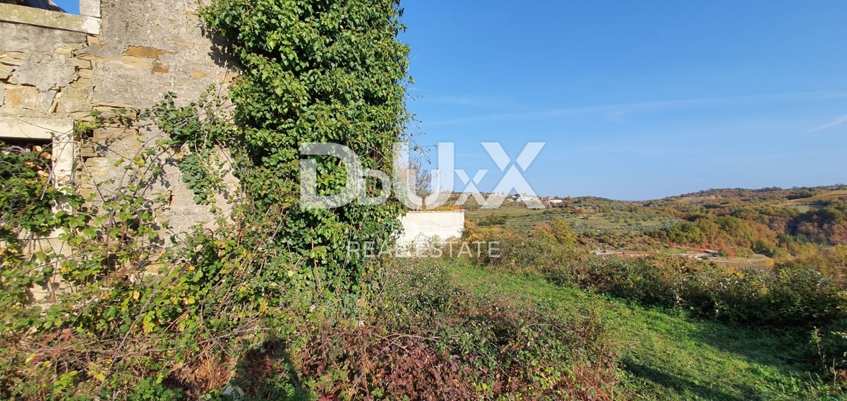 ISTRA, MOMJAN – Avtentična kamnita stavba s čudovitim razgledom