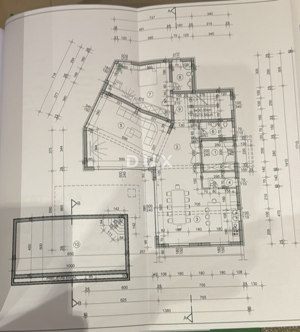 OPATIJA, MATULJI - gradbeno zemljišče 2300m2 Z GRADBENIM DOVOLJENJEM!!! in s panoramskim pogledom na morje
