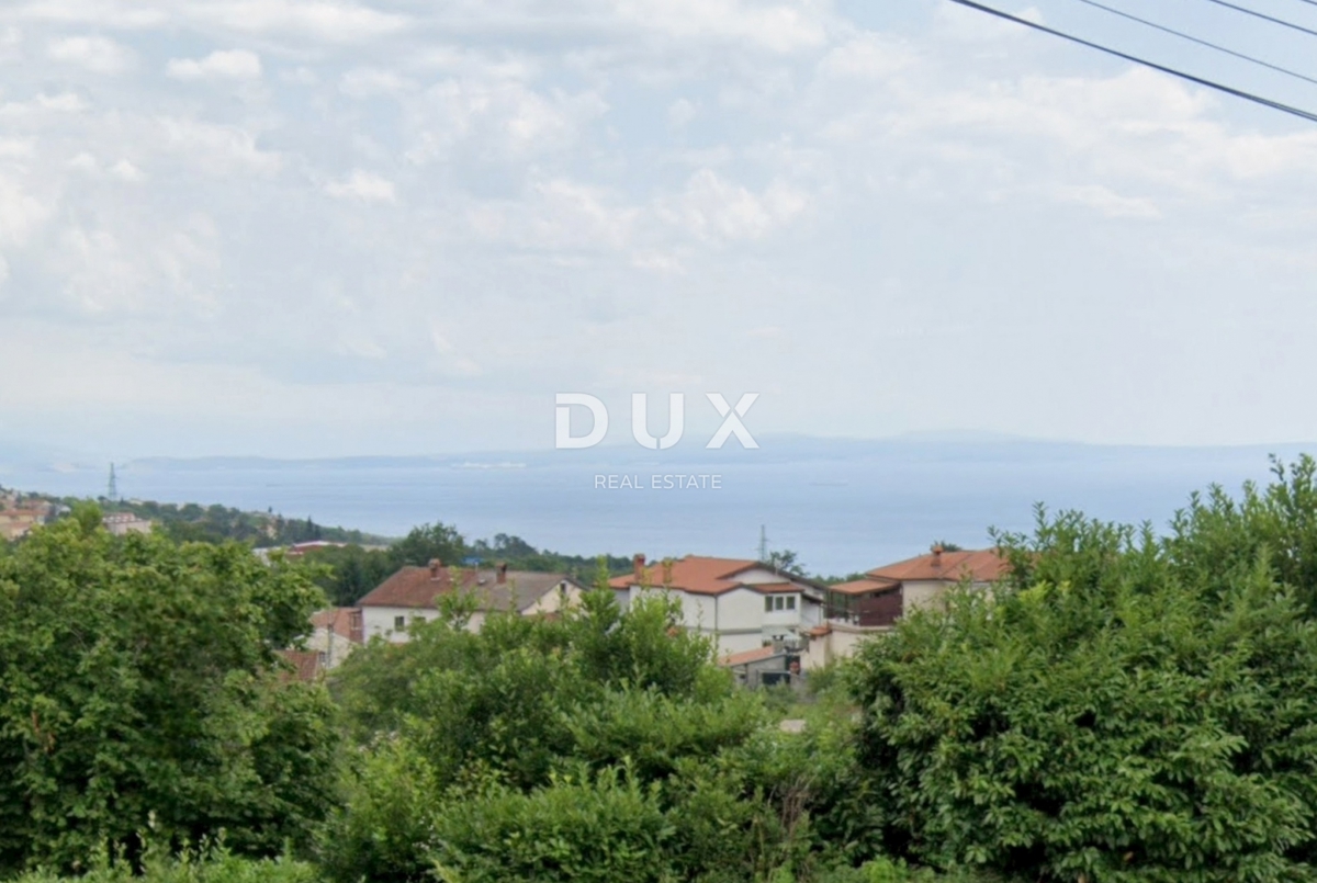 OPATIJA, MATULJI - gradbeno zemljišče 2300m2 Z GRADBENIM DOVOLJENJEM!!! in s panoramskim pogledom na morje