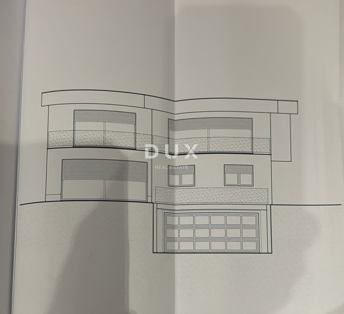 OPATIJA, MATULJI - gradbeno zemljišče 2300m2 Z GRADBENIM DOVOLJENJEM!!! in s panoramskim pogledom na morje