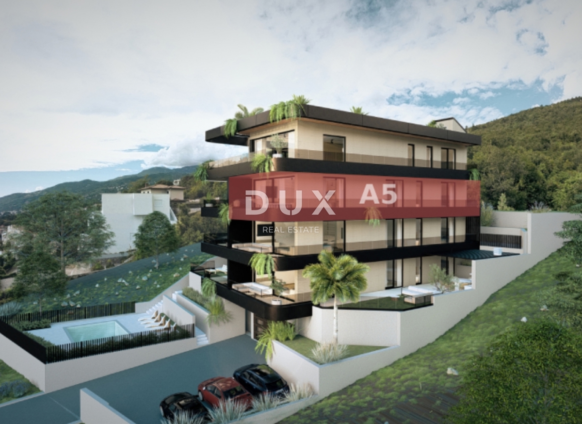 OPATIJA, IČIĆI - Premium apartma s teraso in spektakularnim razgledom