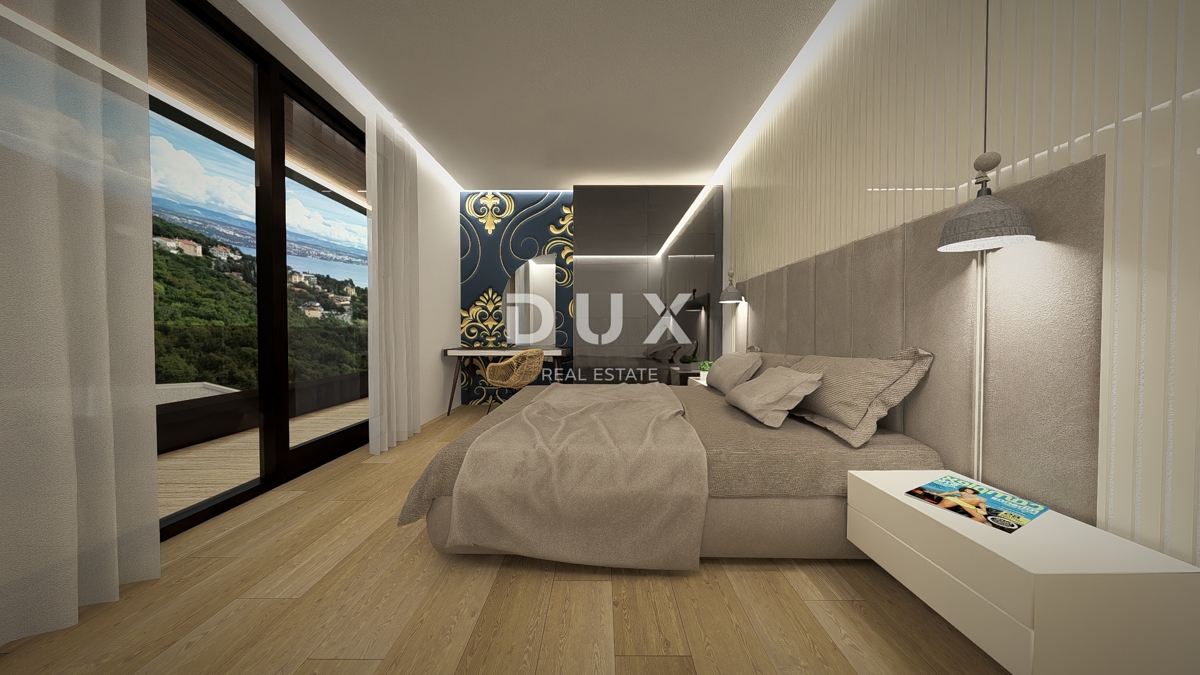 OPATIJA, IČIĆI - Premium apartma s teraso in spektakularnim razgledom