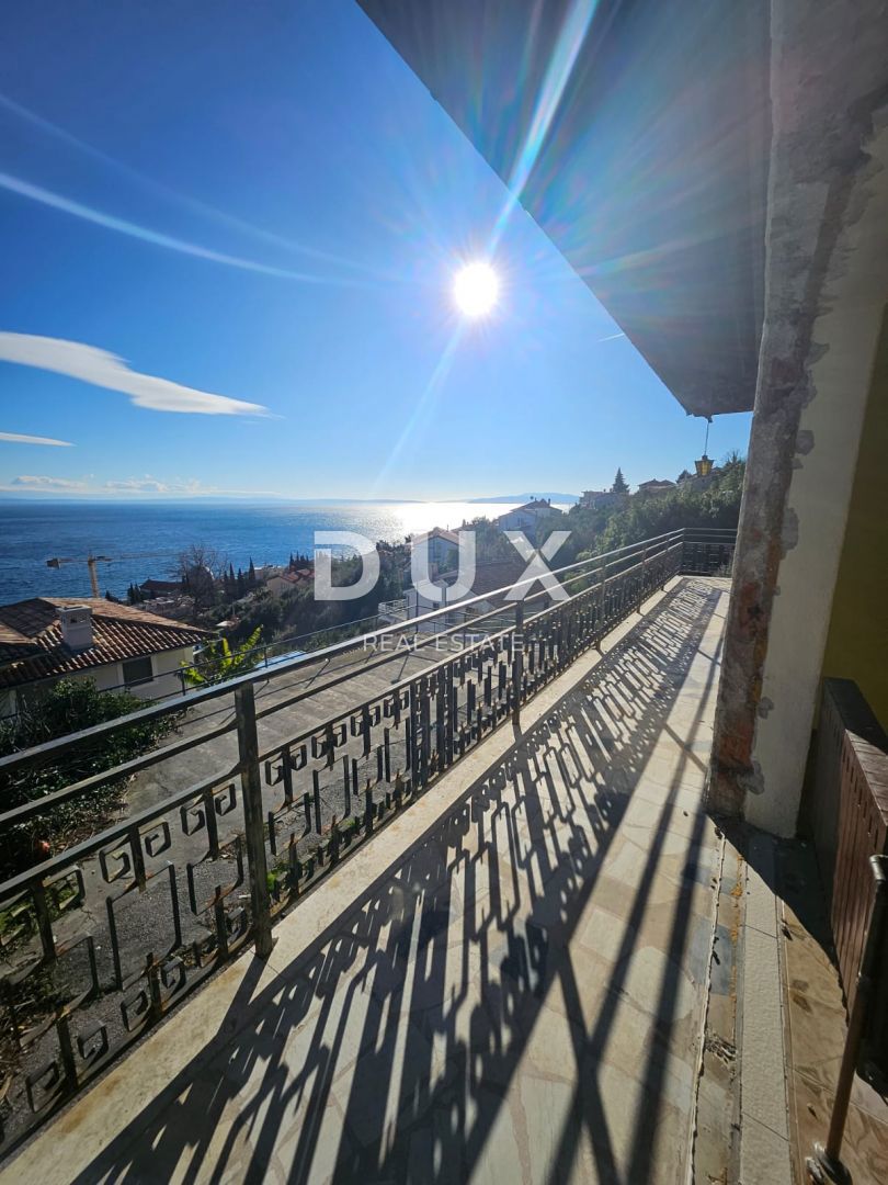 OPATIJA, CENTER - samostojna hiša 250m2 s panoramskim pogledom na morje + okolica 740m2