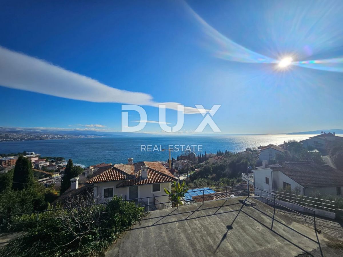 OPATIJA, CENTER - samostojna hiša 250m2 s panoramskim pogledom na morje + okolica 740m2