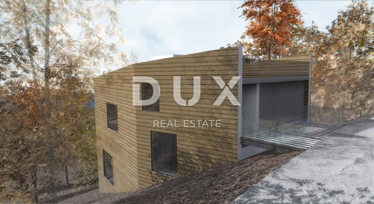 GORSKI KOTAR, FUŽINE - edinstven projekt v osrčju Gorskega Kotarja, zazidljivo zemljišče 2140 m2 s projektom za vilo, investicijska priložnost!