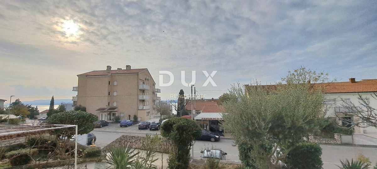 CRIKVENICA - Odlično stanovanje s pogledom na morje, le 200 m od morja