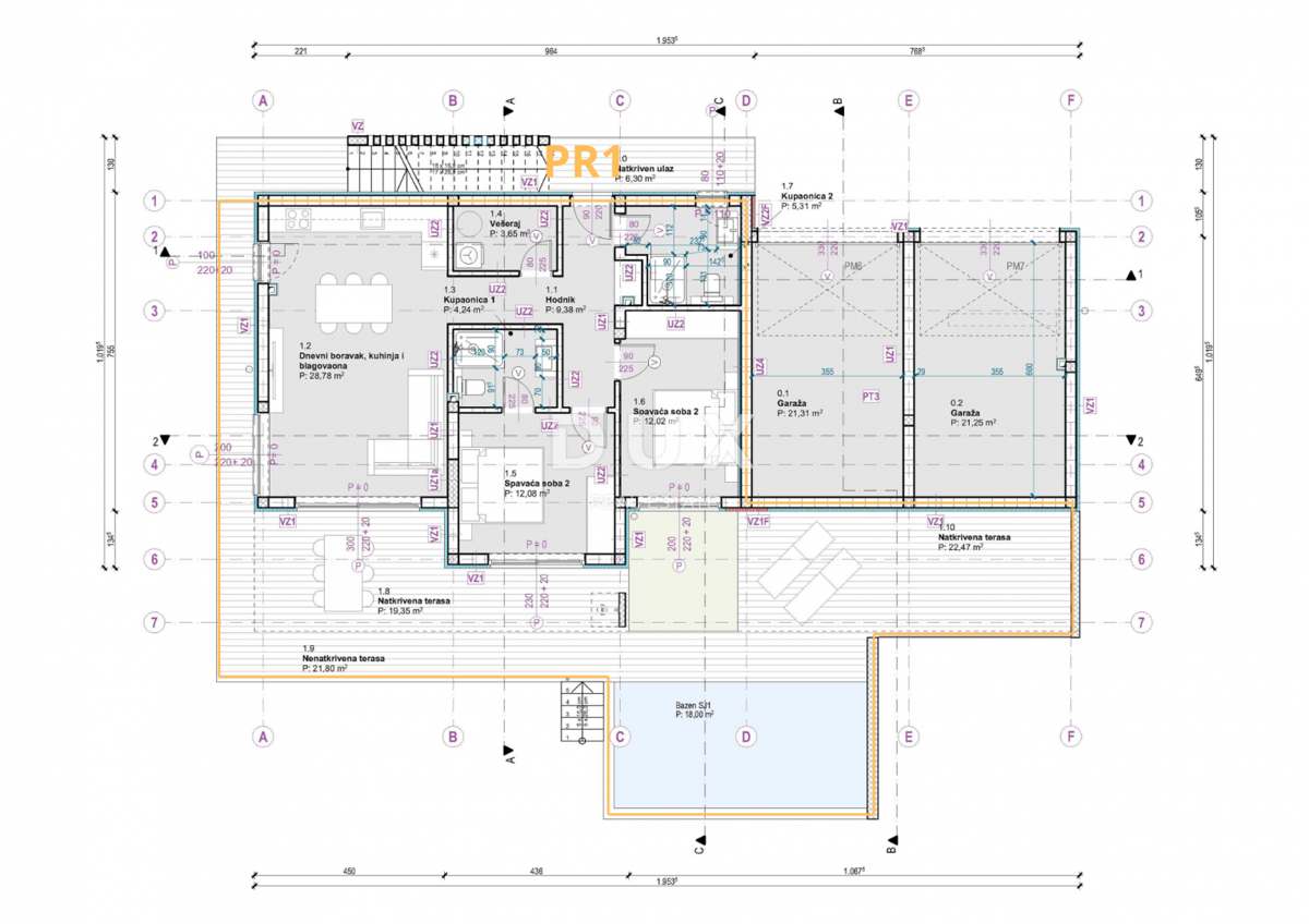Stanovanje Tribunj, 119,25m2