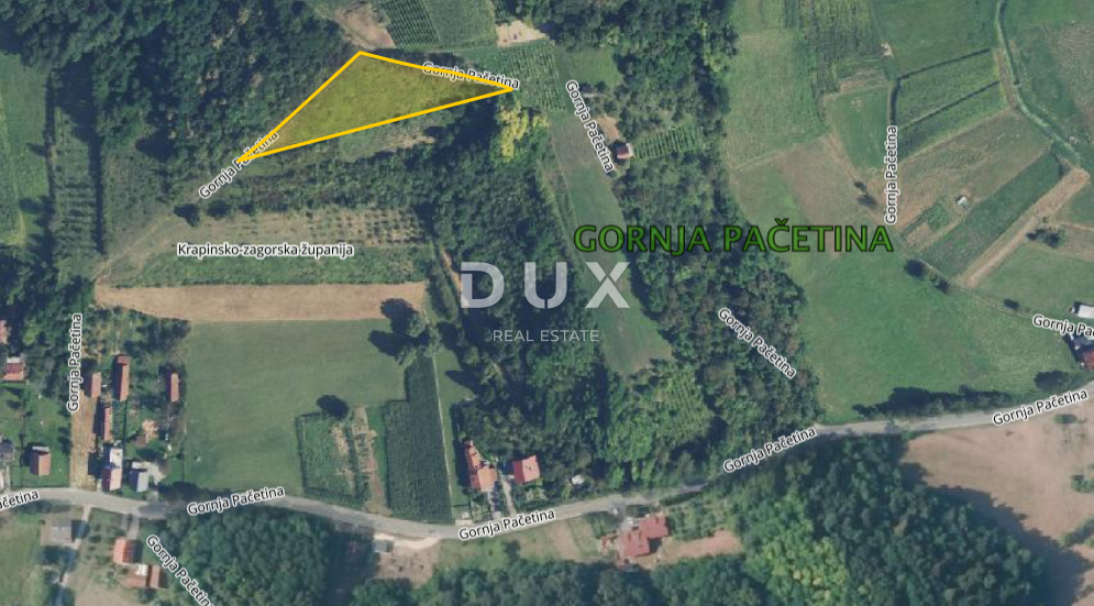 Zemljišče Gornja Pačetina, Krapina - Okolica, 3.070m2