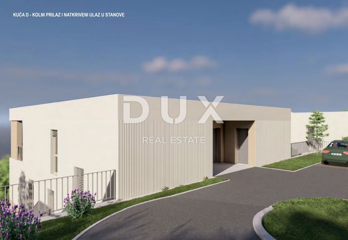 RIJEKA, KOSTRENA - ekskluzivno dupleks stanovanje 164,90 m2 novogradnja s čudovitim pogledom na morje in bazen + vrt 182,60 m2 - S2-D