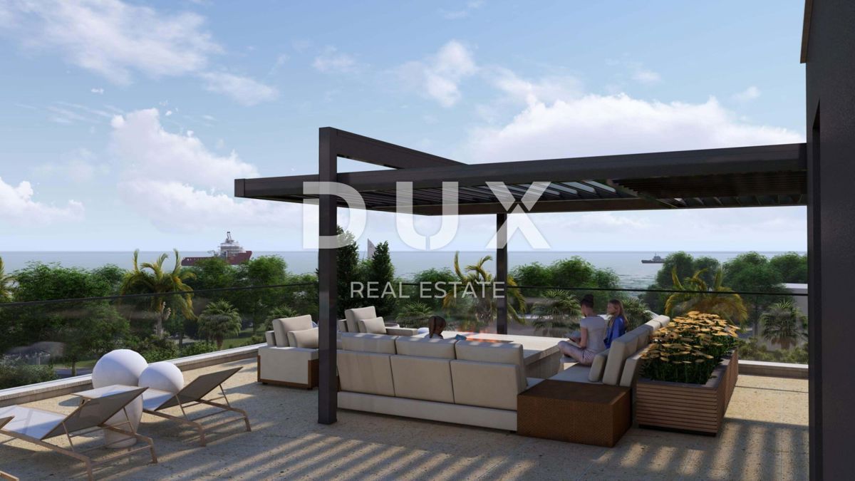 ZADAR, SUKOŠAN - Luksuzni penthouse v gradnji ob morju B201