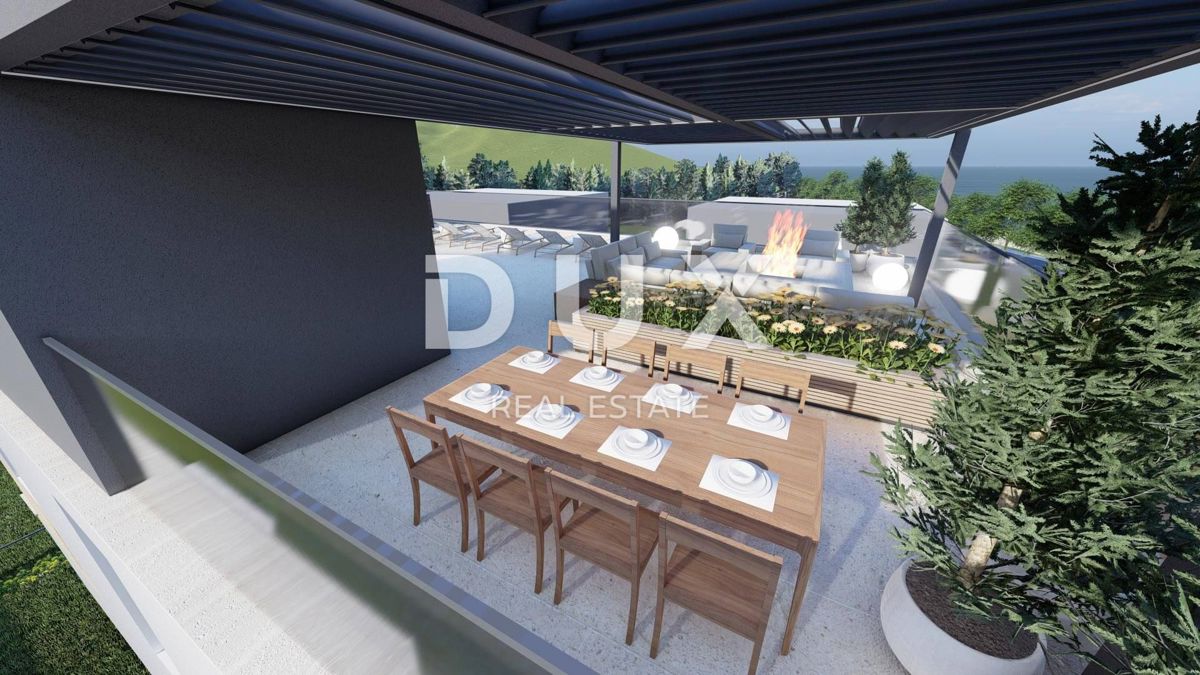 ZADAR, SUKOŠAN - Luksuzni penthouse v gradnji ob morju B201