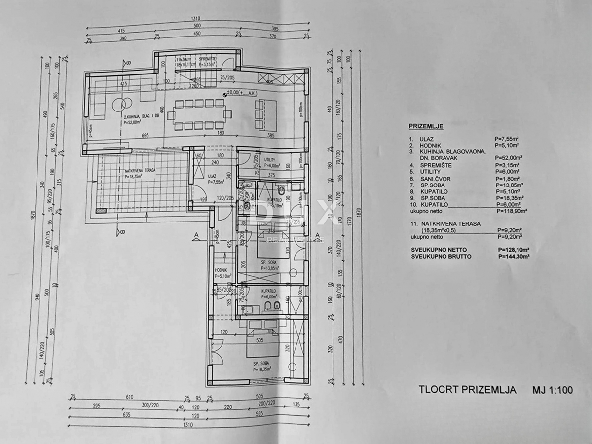 Zemljišče Rabac, Labin, 700m2