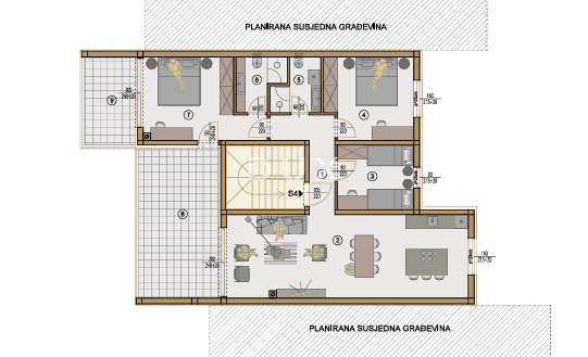 ISTRA, VALDEBEK – Penthouse v novogradnji