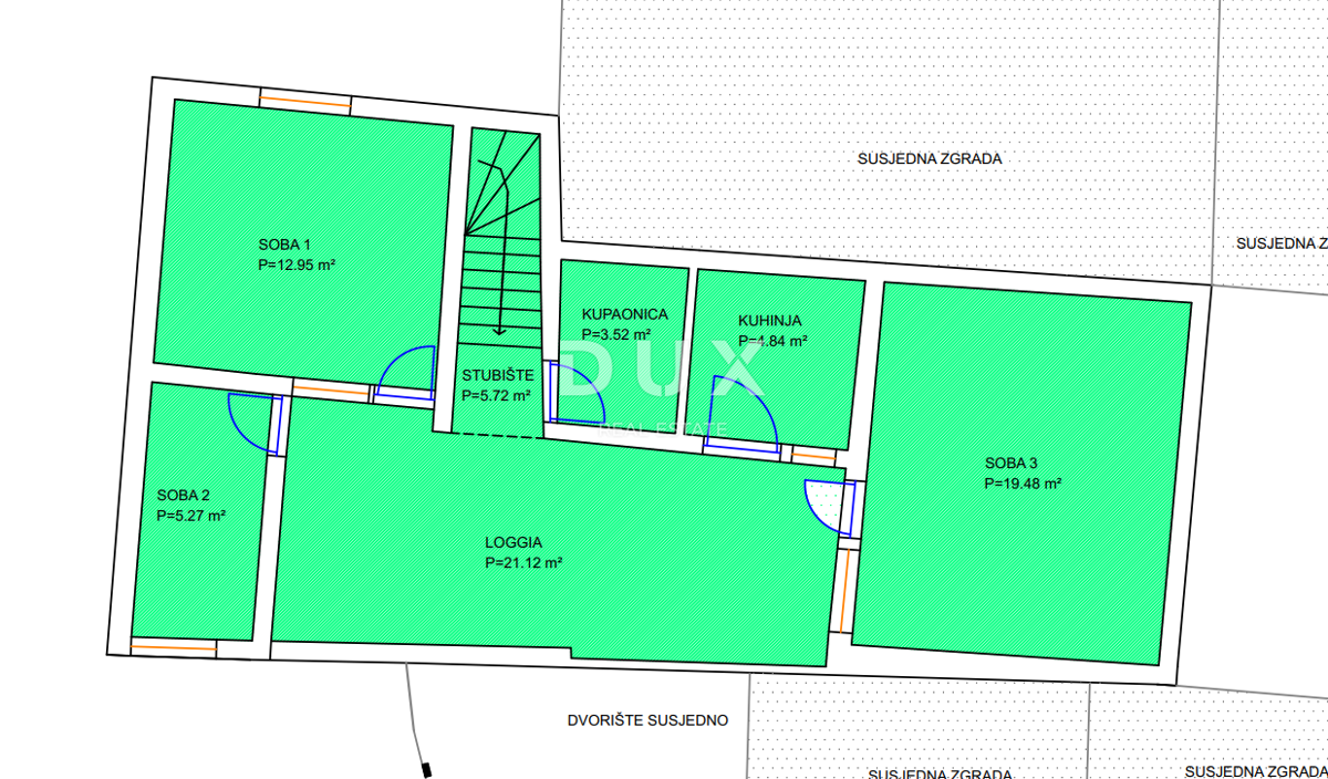 Stanovanje Pirovac, 62,24m2