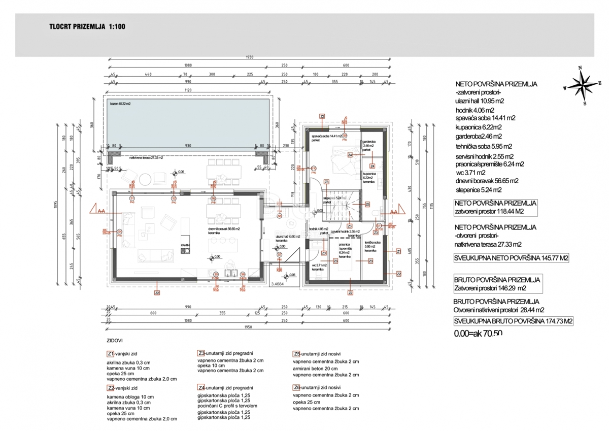 Hiša Poreč, 213,64m2