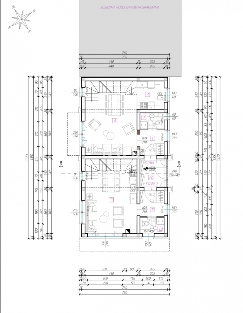 FUŽINE, VRATA - zemljišče 300m2 Z GRADBENIM DOVOLJENJEM!!! blizu jezera