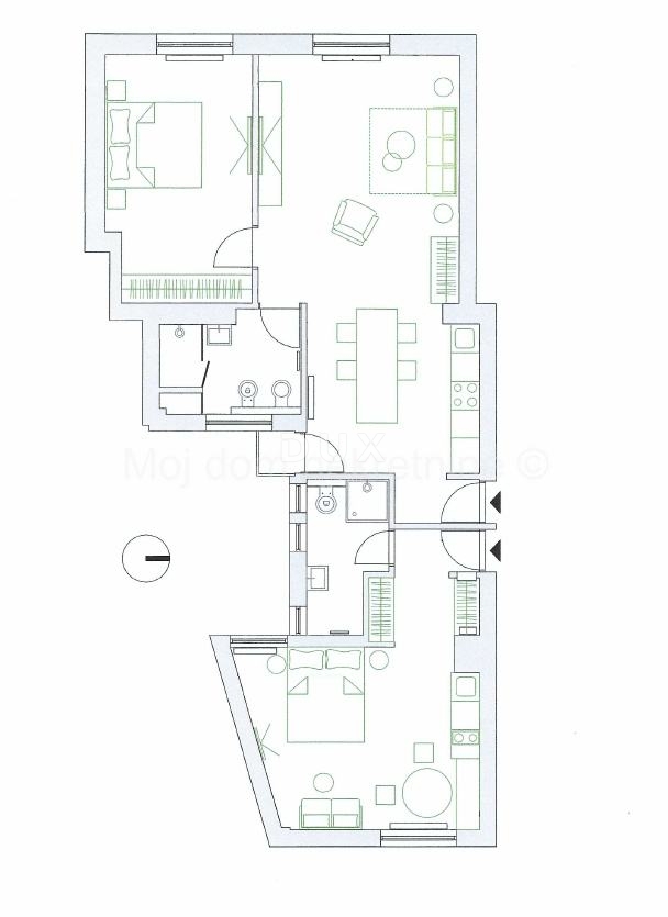 Stanovanje Ribnjak, Gornji Grad - Medveščak, 83m2