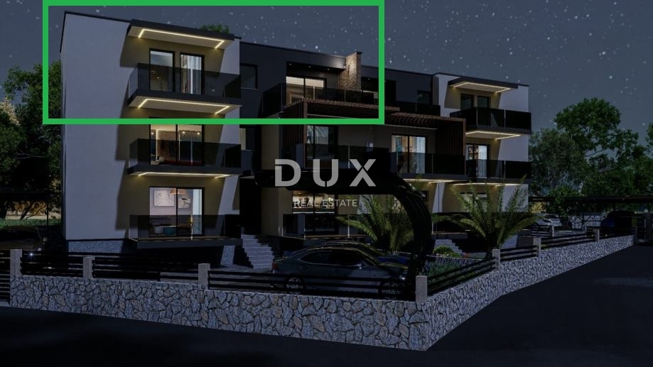 RIJEKA, PEHLIN, PODMURVICE - dvonadstropno stanovanje 106,97 m2 v novogradnji s pogledom na morje, dnevna soba + 3 spalnice. - STANOVANJE 4L