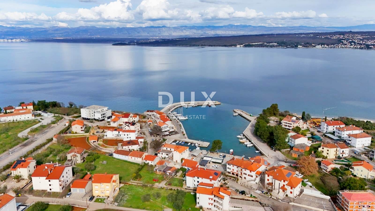 OTOK KRK, MALINSKA - Hiša prva vrsta ob morju