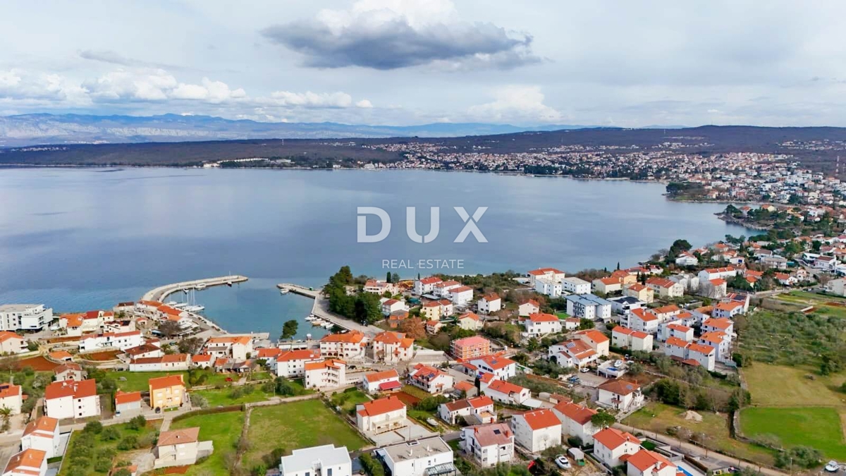 OTOK KRK, MALINSKA - Hiša prva vrsta ob morju