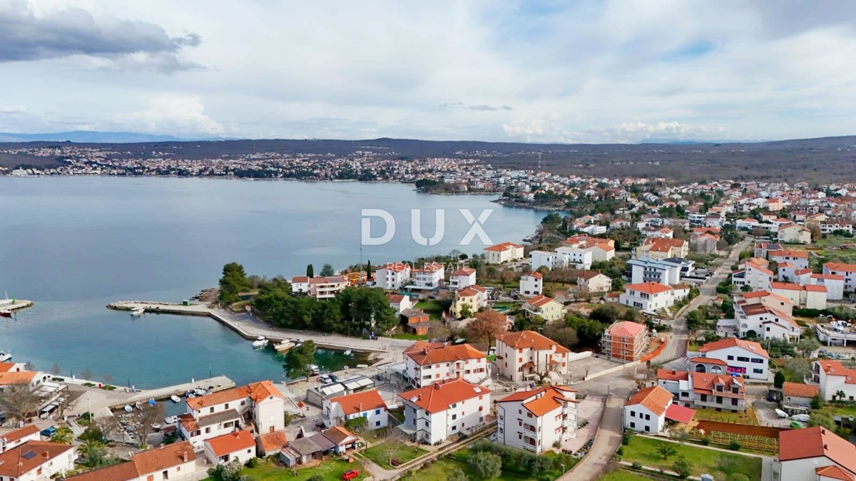 OTOK KRK, MALINSKA - Hiša prva vrsta ob morju