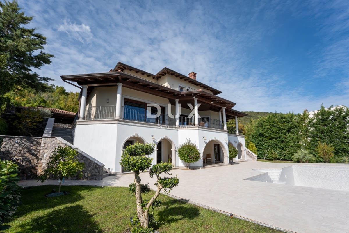 OPATIJA, IČIĆI - Edinstvena luksuzna vila z bazenom in panoramskim razgledom