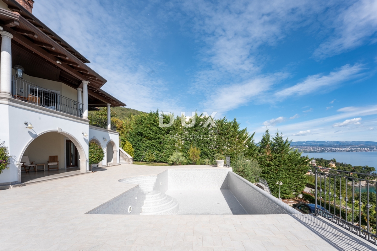 OPATIJA, IČIĆI - Edinstvena luksuzna vila z bazenom in panoramskim razgledom