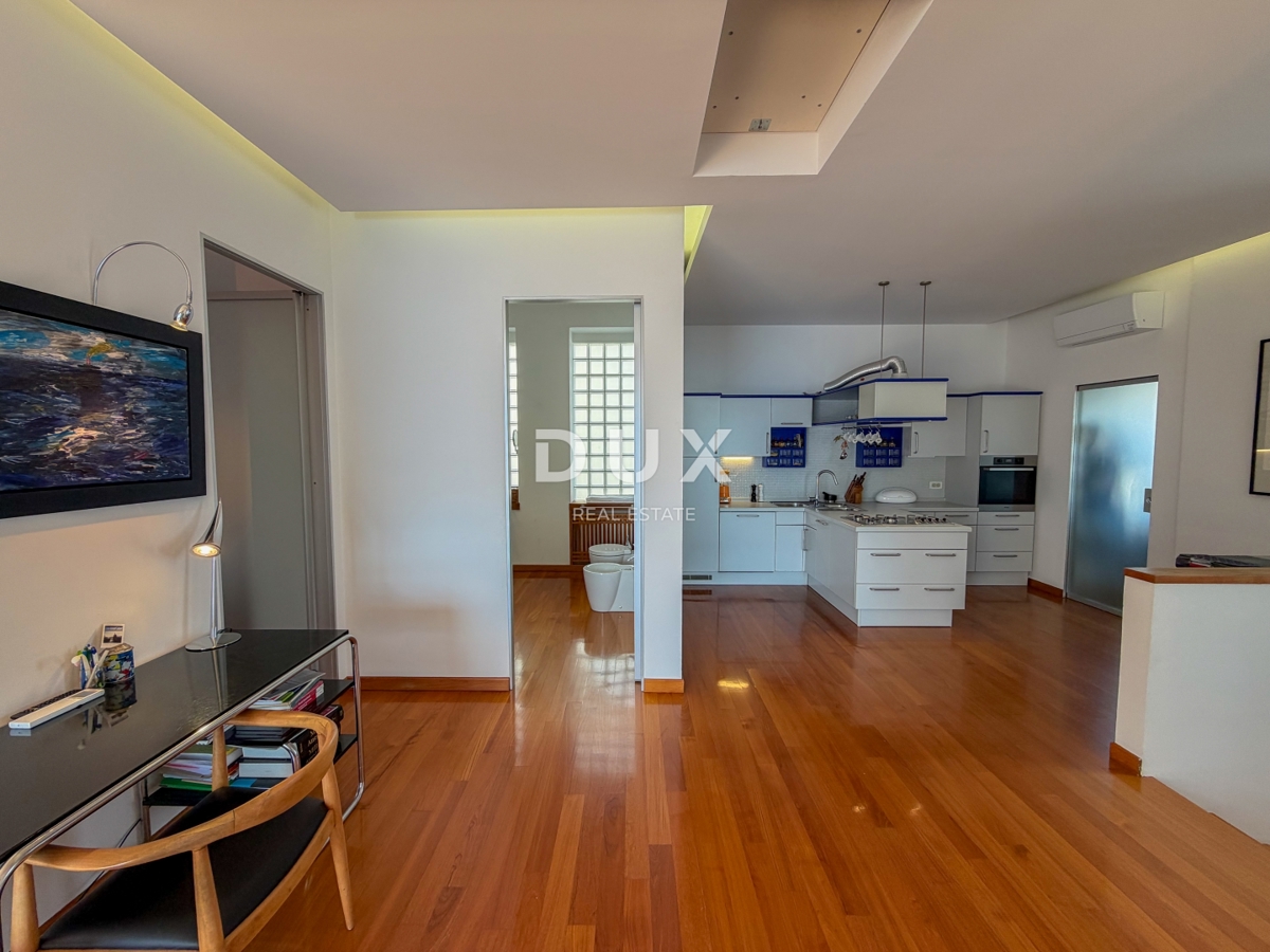 RIJEKA, KANTRIDA - Apartma prva vrsta ob morju v bližini Hilton resorta in čudovite Opatije