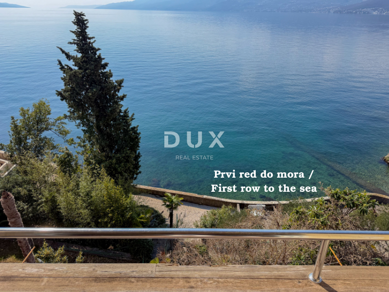 RIJEKA, KANTRIDA - Apartma prva vrsta ob morju v bližini Hilton resorta in čudovite Opatije