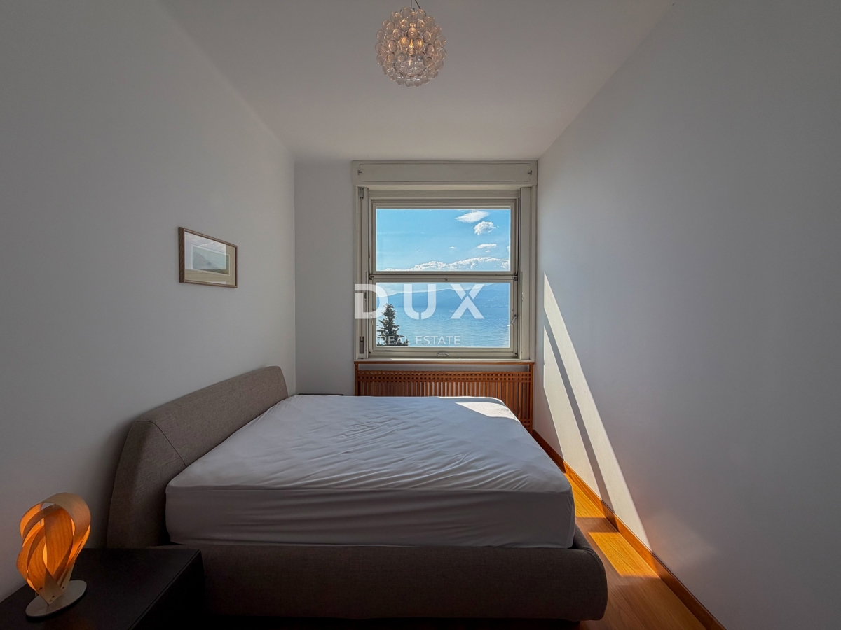 RIJEKA, KANTRIDA - Apartma prva vrsta ob morju v bližini Hilton resorta in čudovite Opatije