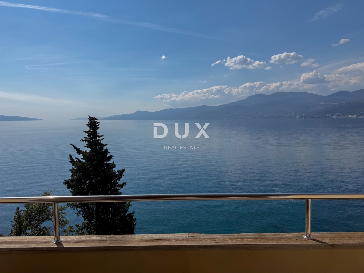 RIJEKA, KANTRIDA - Apartma prva vrsta ob morju v bližini Hilton resorta in čudovite Opatije