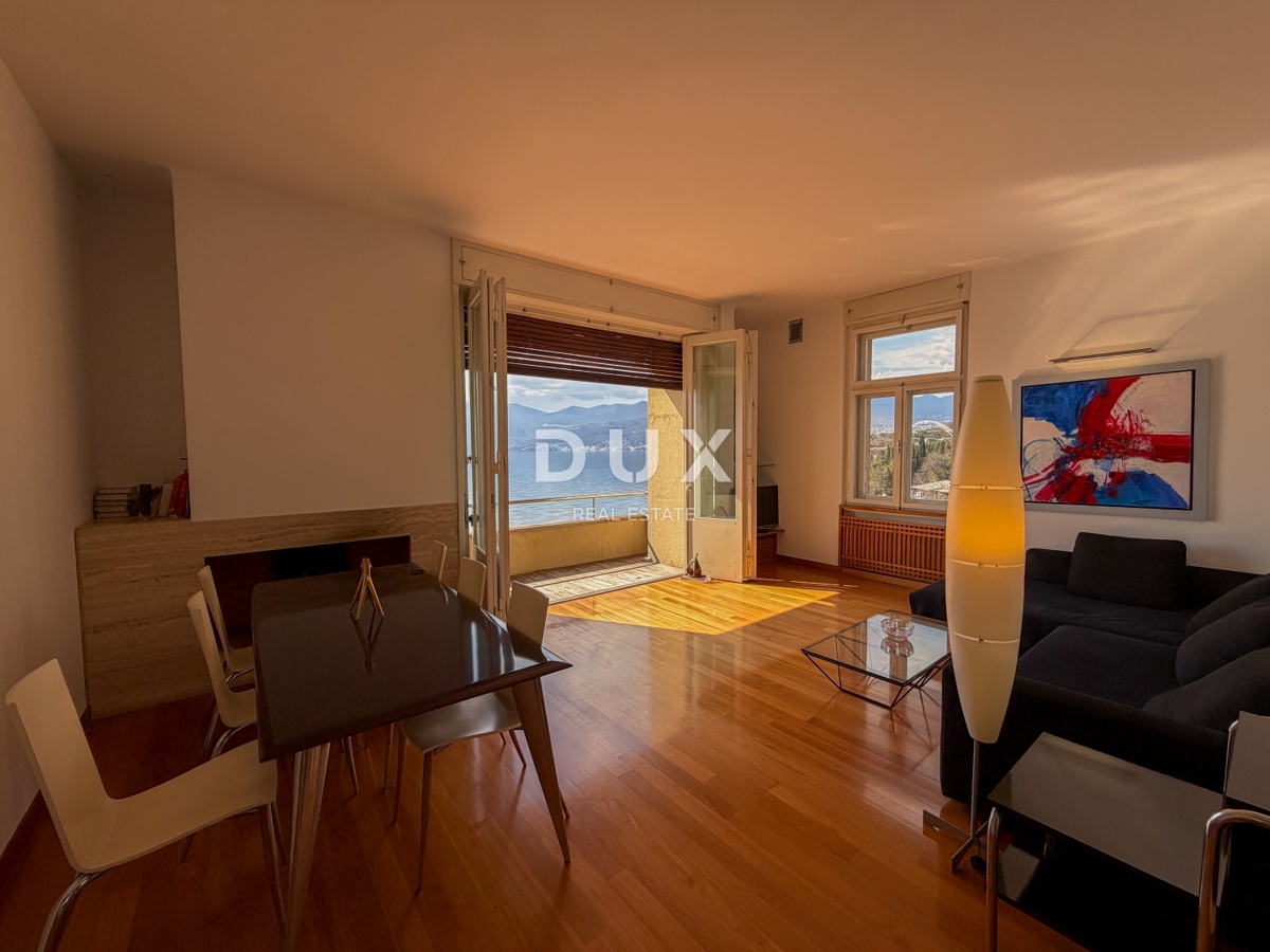 RIJEKA, KANTRIDA - Apartma prva vrsta ob morju v bližini Hilton resorta in čudovite Opatije