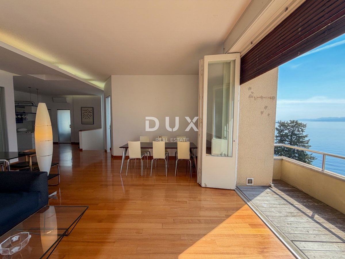 RIJEKA, KANTRIDA - Apartma prva vrsta ob morju v bližini Hilton resorta in čudovite Opatije