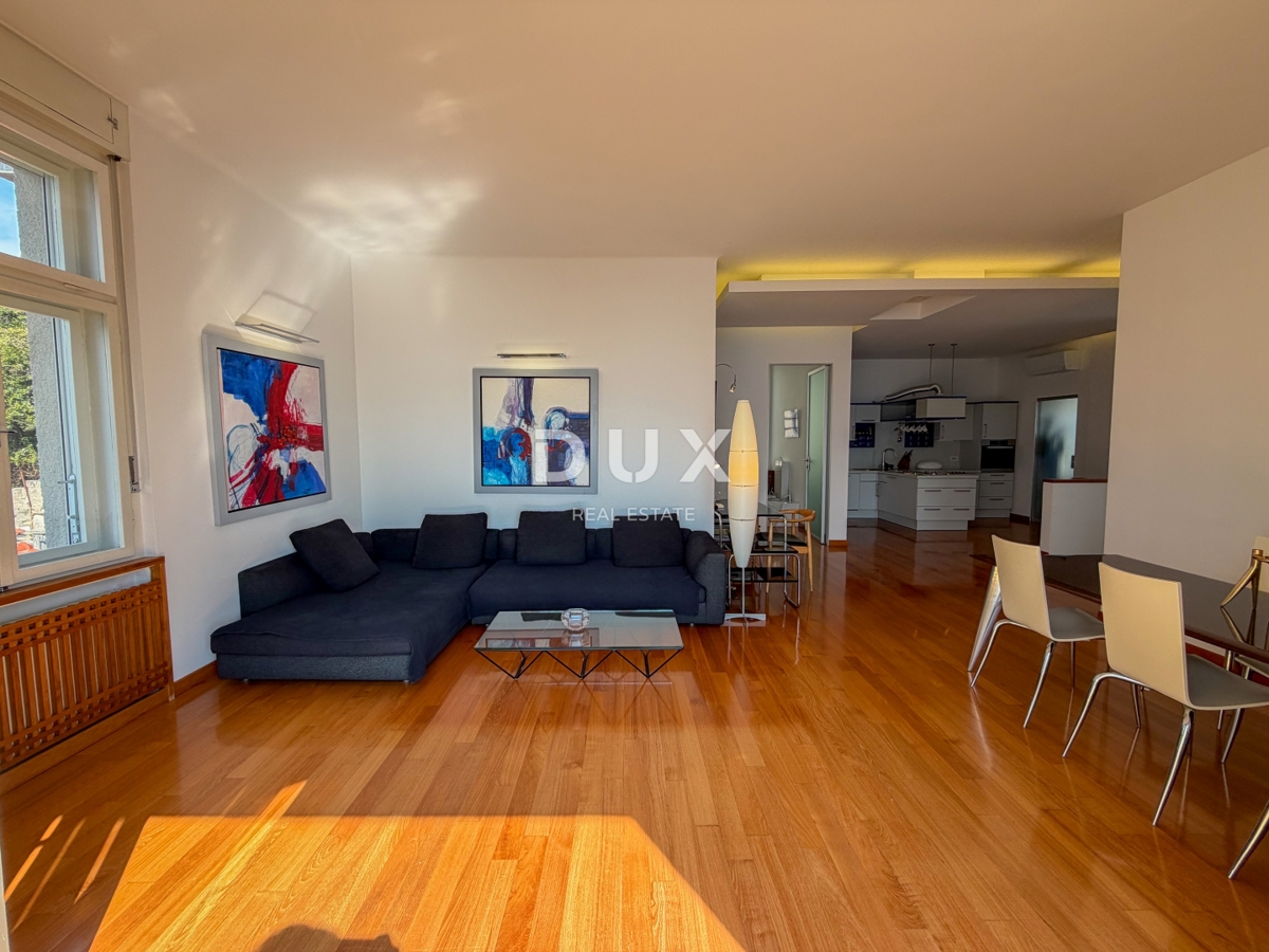 RIJEKA, KANTRIDA - Apartma prva vrsta ob morju v bližini Hilton resorta in čudovite Opatije